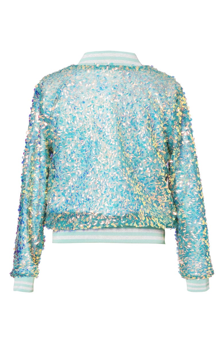 Truly Me Kids' Sequin Bomber Jacket, Alternate, color, 