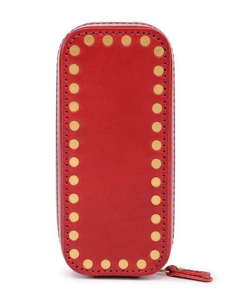 Oblong Genuine Leather Jewelry Box