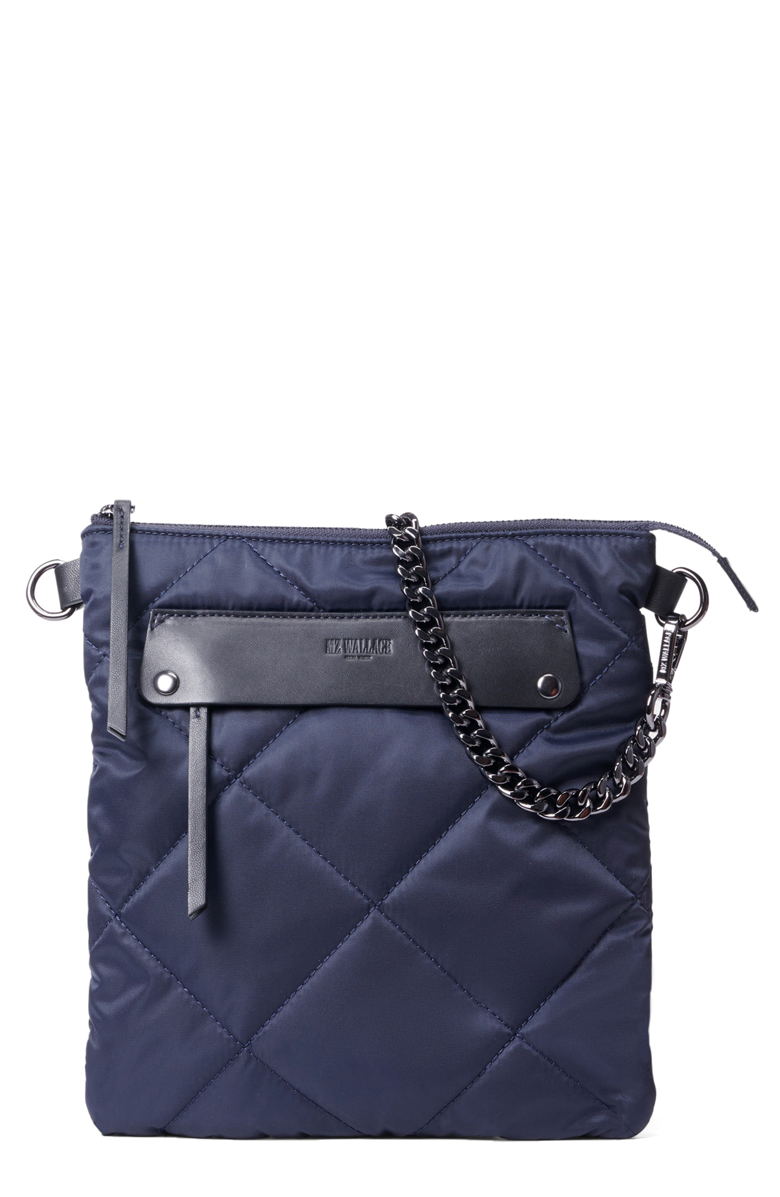 MZ Wallace Madison Quilted Crossbody Bag, Main, color, 