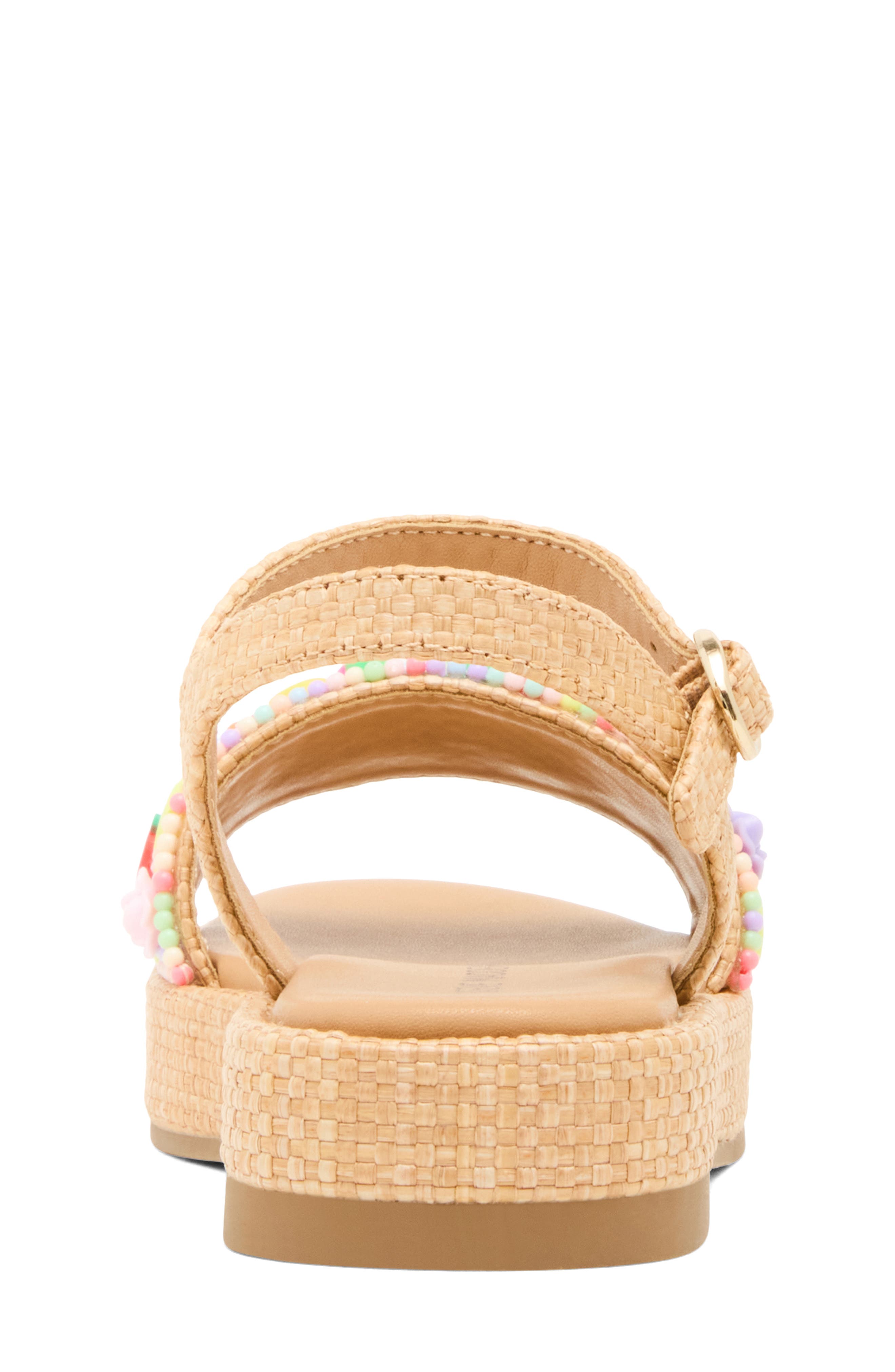 Steve Madden Kids' Arabela Ankle Strap Sandal, Alternate, color, Natural