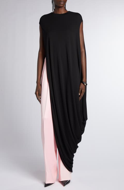 Asymmetrical Crepe Jersey Top