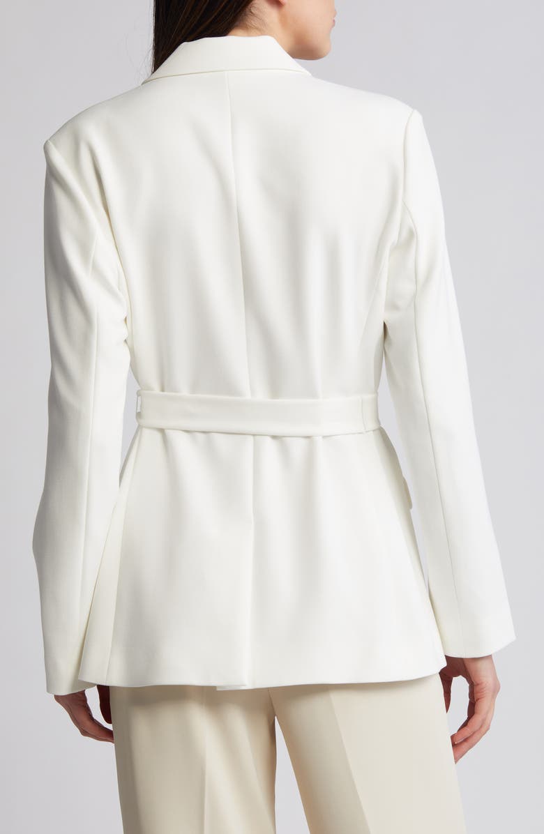 French Connection Whisper Belted Blazer, Alternate, color, 