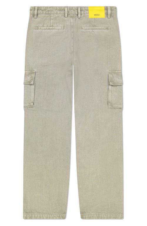 Wesc Canvas Cargo Pants In Green