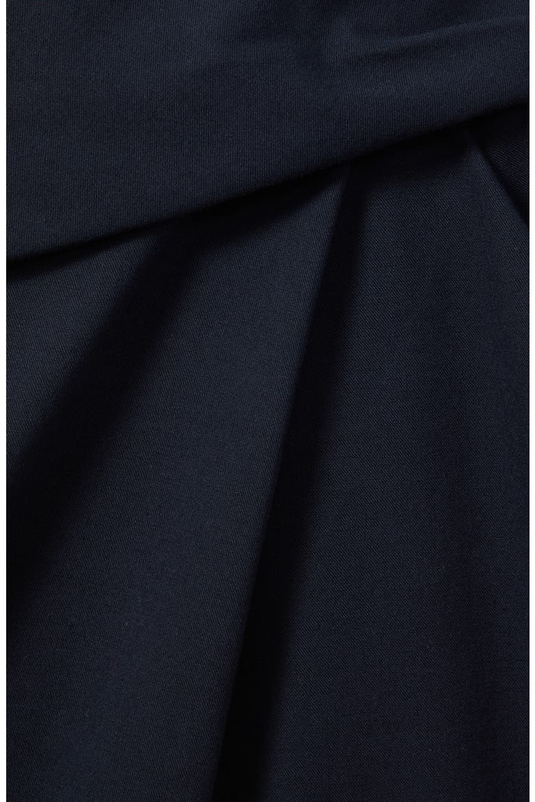 Nadia Faux Wrap Pencil Skirt, Alternate, color, NAVY