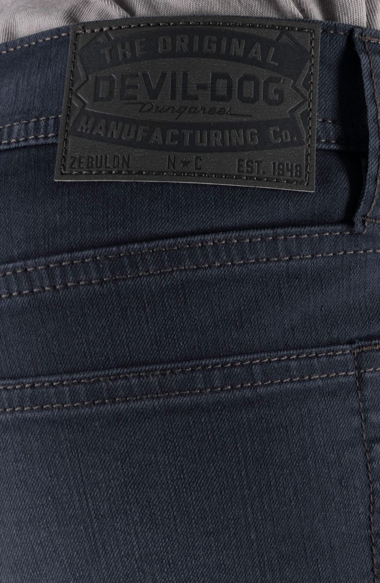 Devil-Dog Dungarees Slim Straight Leg Stretch Jeans, Alternate, color, 