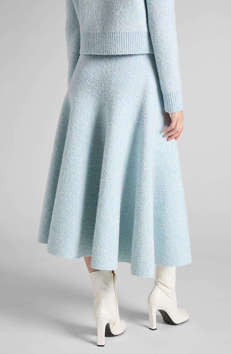 Bouclé Knit A-Line Skirt