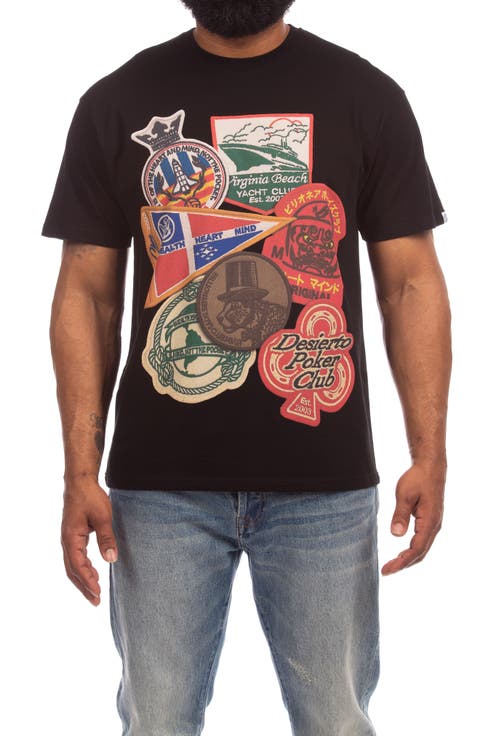 Patches Cotton Graphic T-Shirt
