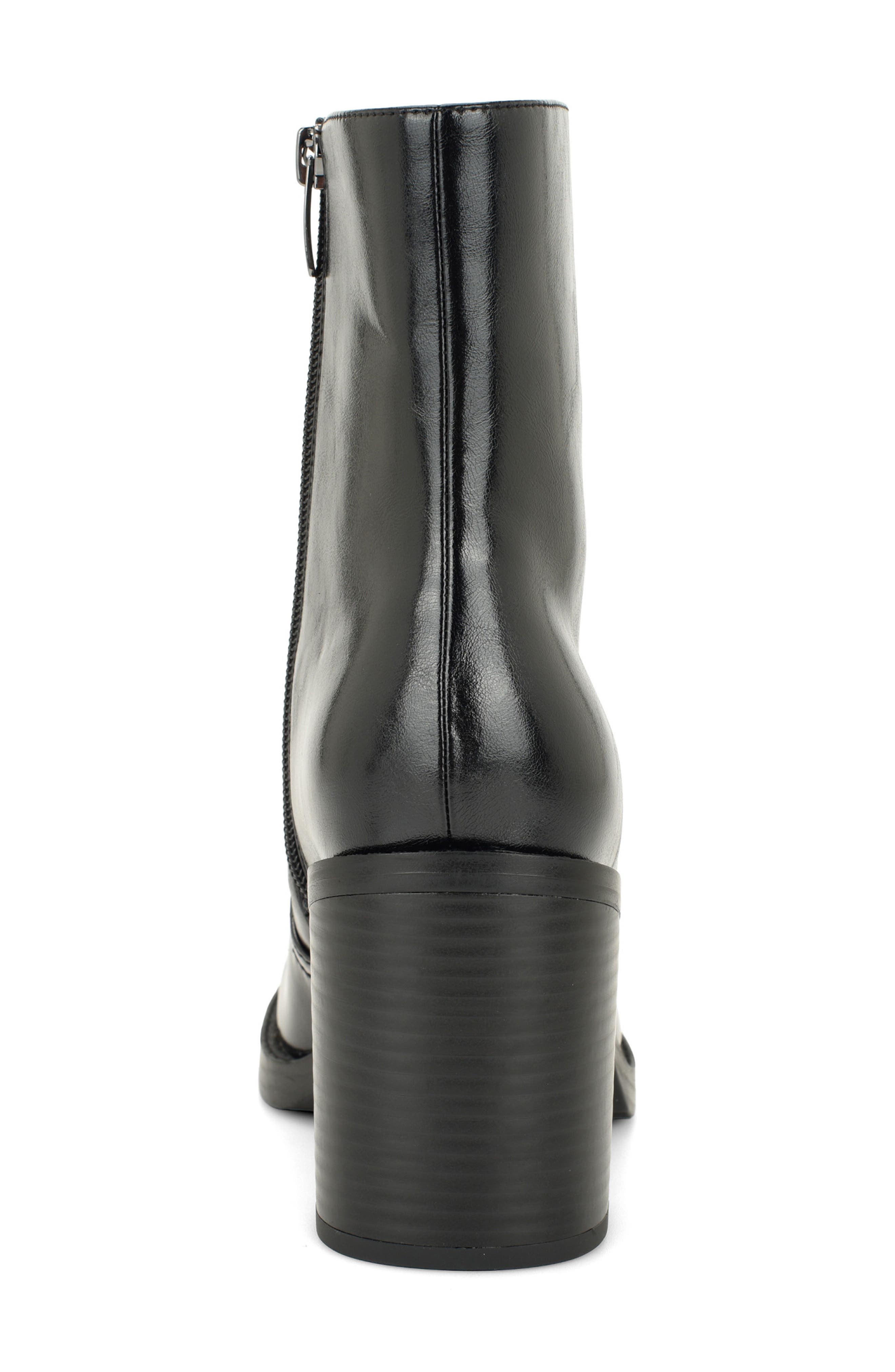 Boston Faux Leather Bootie, Alternate, color, BLK01