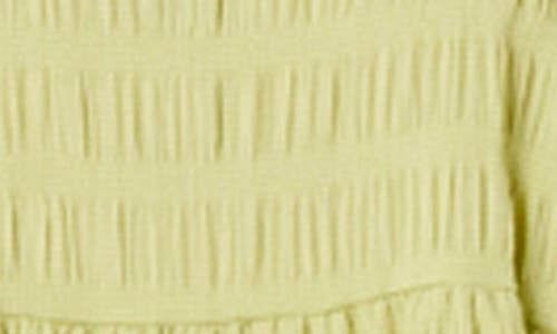 Rip Curl Cala Nights Seersucker Tiered Sundress In Sage