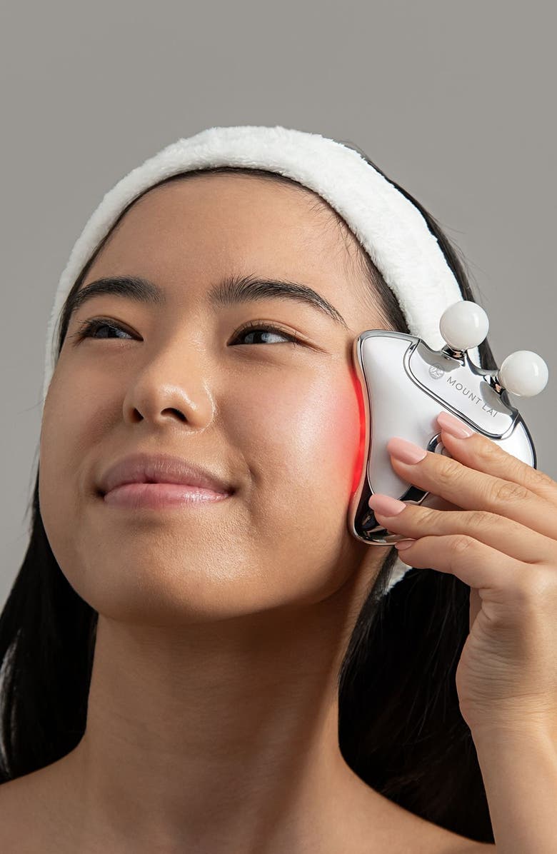 MOUNT LAI Vitality Qi LED Gua Sha Device, Alternate, color, White