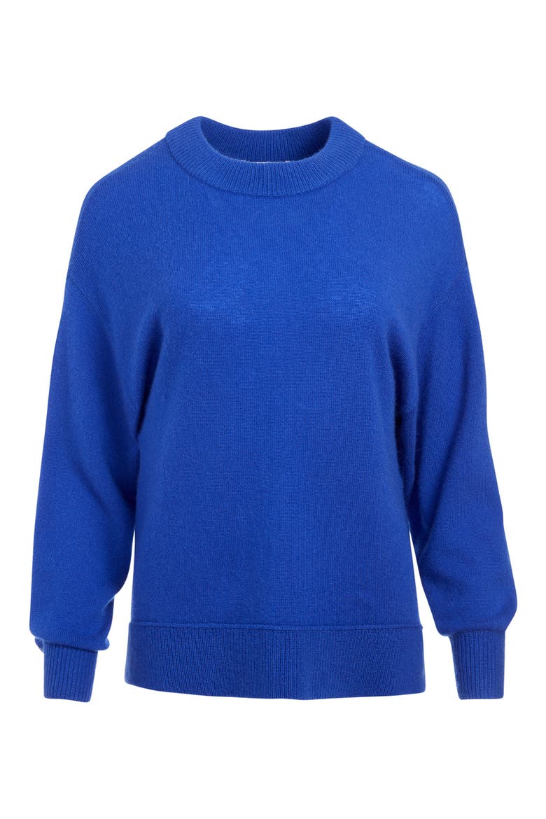Denver Stretch Cashmere Sweater, Alternate, color, COBALT