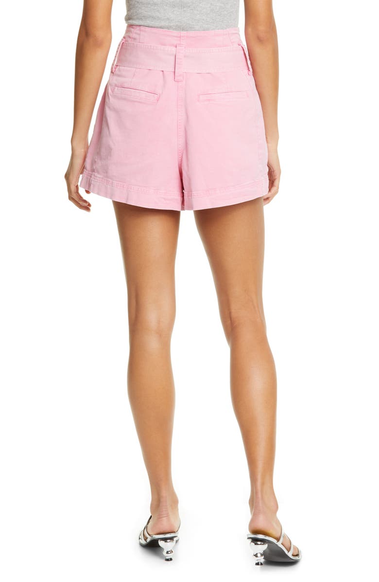 Tanya Taylor Lena Belted Shorts, Alternate, color,
