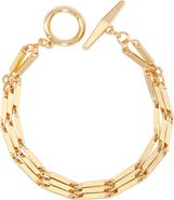 Vince Camuto Faceted Bar Link Toggle Bracelet