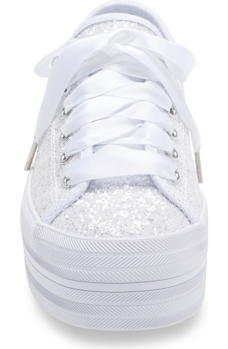 Keds<sup>®</sup> x kate spade new york triple up glitter sneaker, Alternate, color,