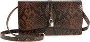 Stella McCartney Ryder Faux Snakeskin Crossbody Clutch