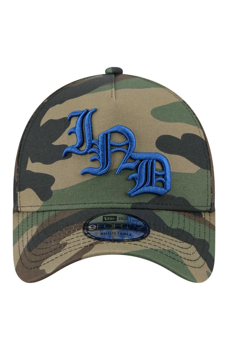 New Era Men's New Era Camo Indianapolis Colts Mystic Camo A-Frame 9FORTY Adjustable Hat, Alternate, color,