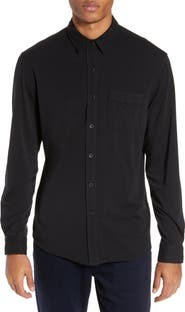 PAIGE Stockton Slim Fit Long Sleeve Jersey Sport Shirt