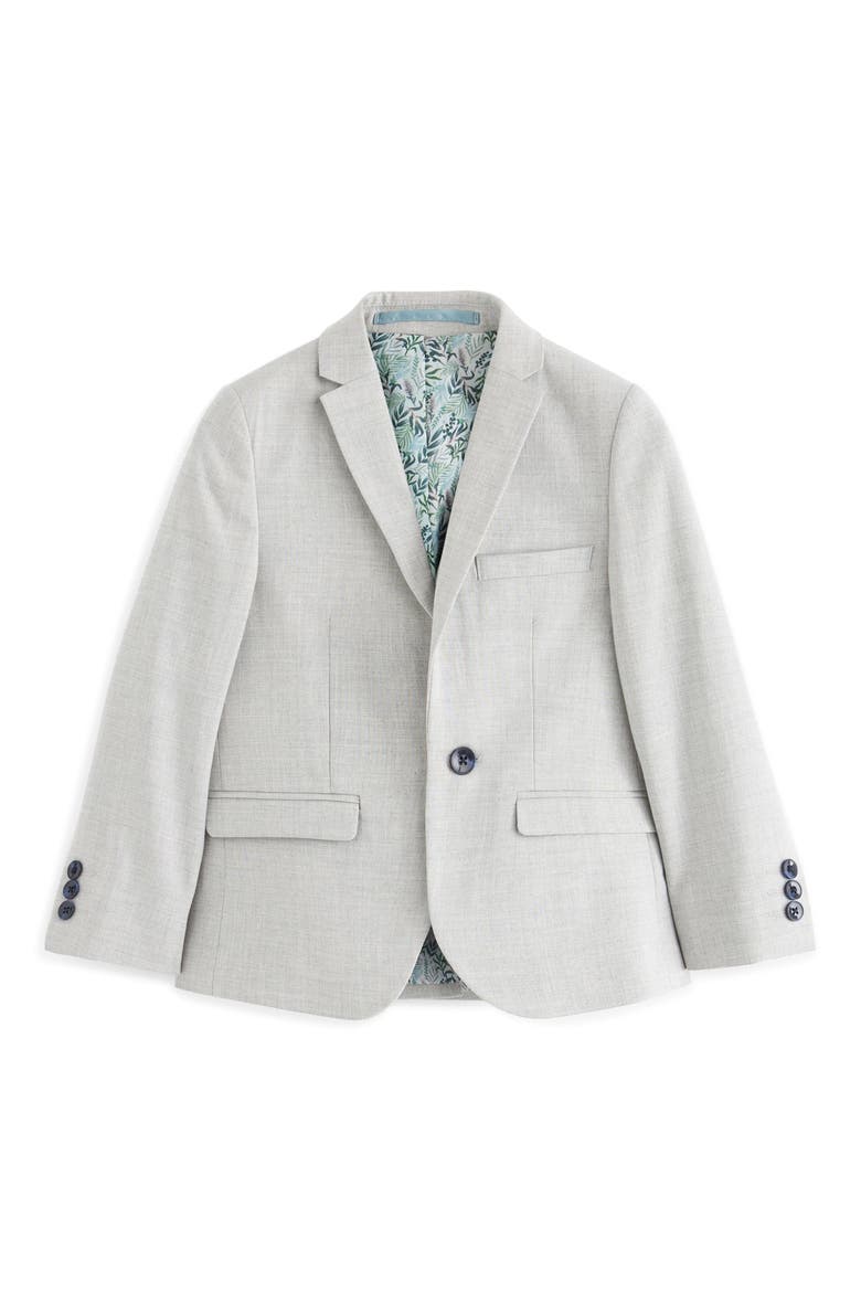 Kids' Suit Jacket, Main, color, GREY