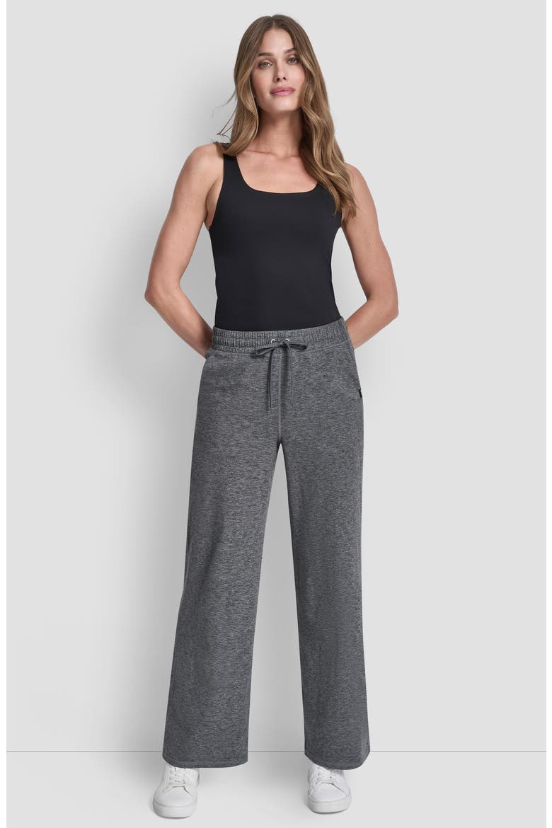 Mid Rise Wide Leg Pants, Alternate, color, BLACK SPACEDYE