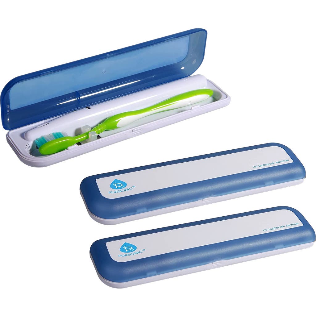 Pursonic 3-pack Portable Uv Toothbrush Sanitizer Bundle