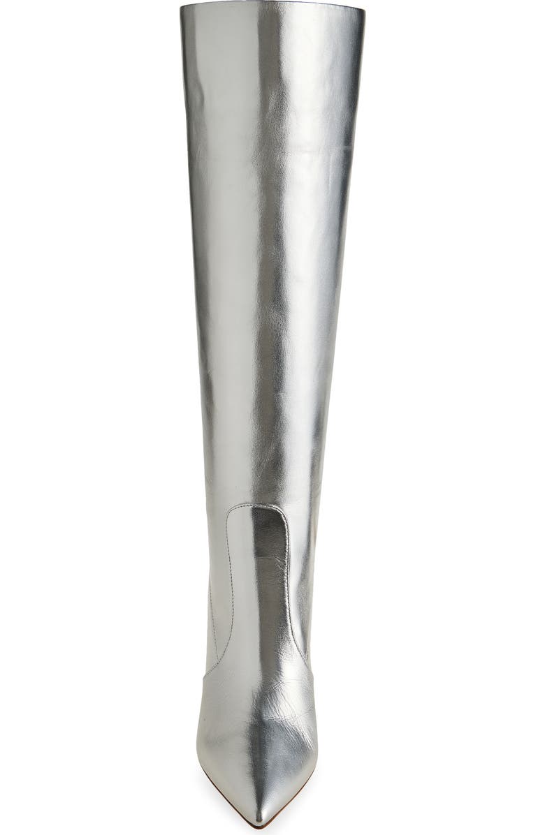 Gianvito Rossi Metallic Tall Boot, Alternate, color,