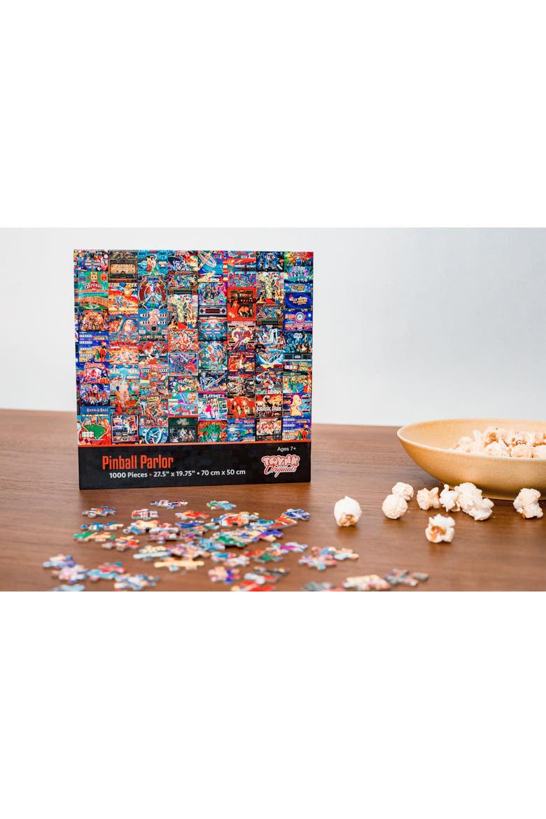 Pinball Parlor Retro Arcade Puzzle | 1000 Piece Jigsaw Puzzle, Alternate, color, Multi-Color
