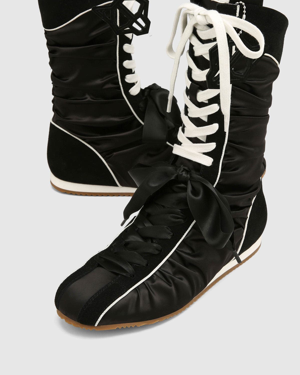 Naked Wolfe Extreme Black Satin, Alternate, color, Black