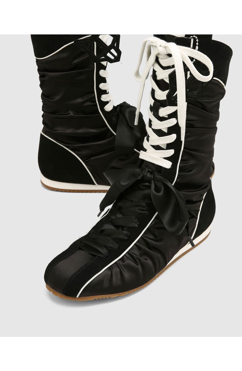 Naked Wolfe Extreme Black Satin, Alternate, color, Black