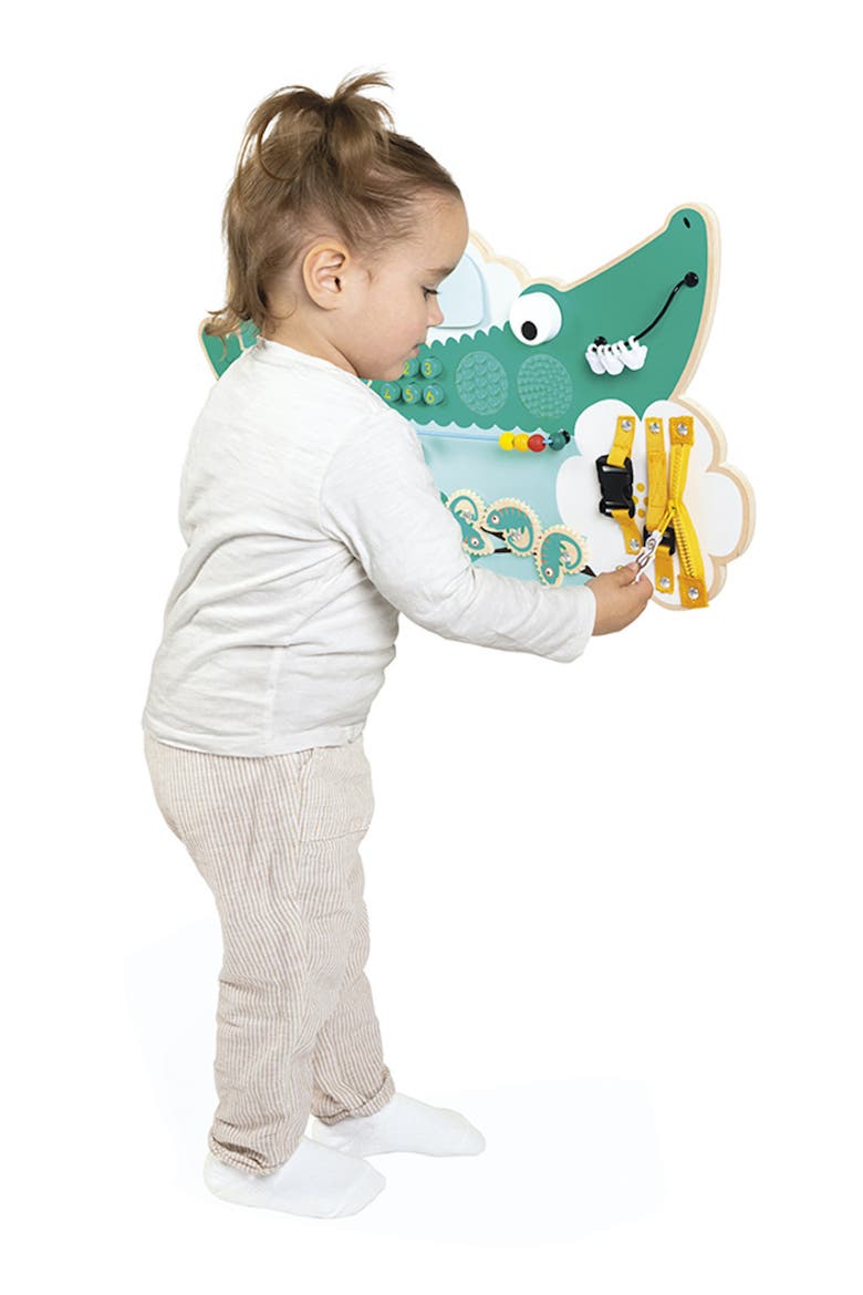 Tropik Crocodile Multi-Activity Toy, Alternate, color, GREEN