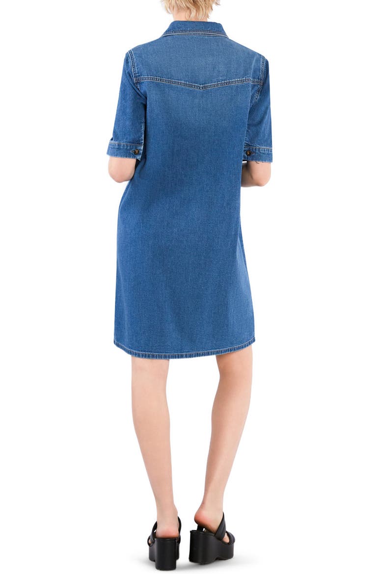 Cora Denim Shirtdress, Alternate, color, CORA DENIM