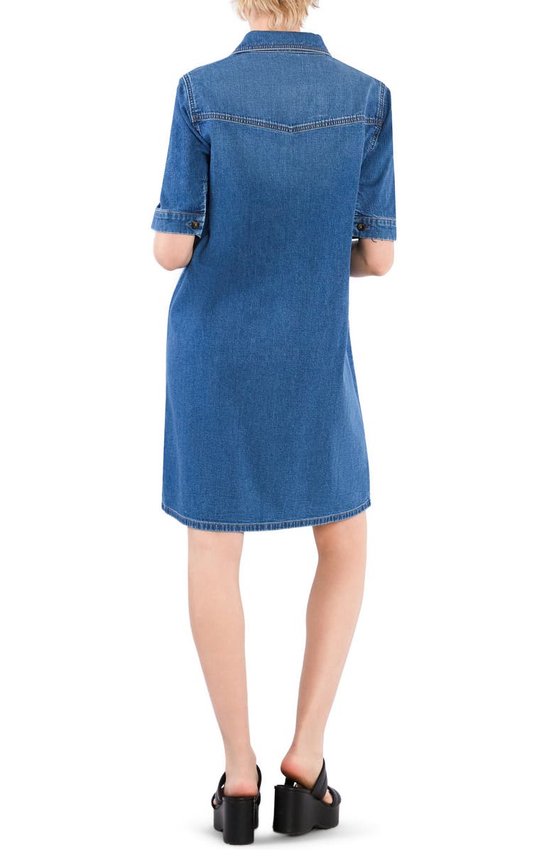 HINT OF BLU Cora Denim Shirtdress, Alternate, color, Cora Denim