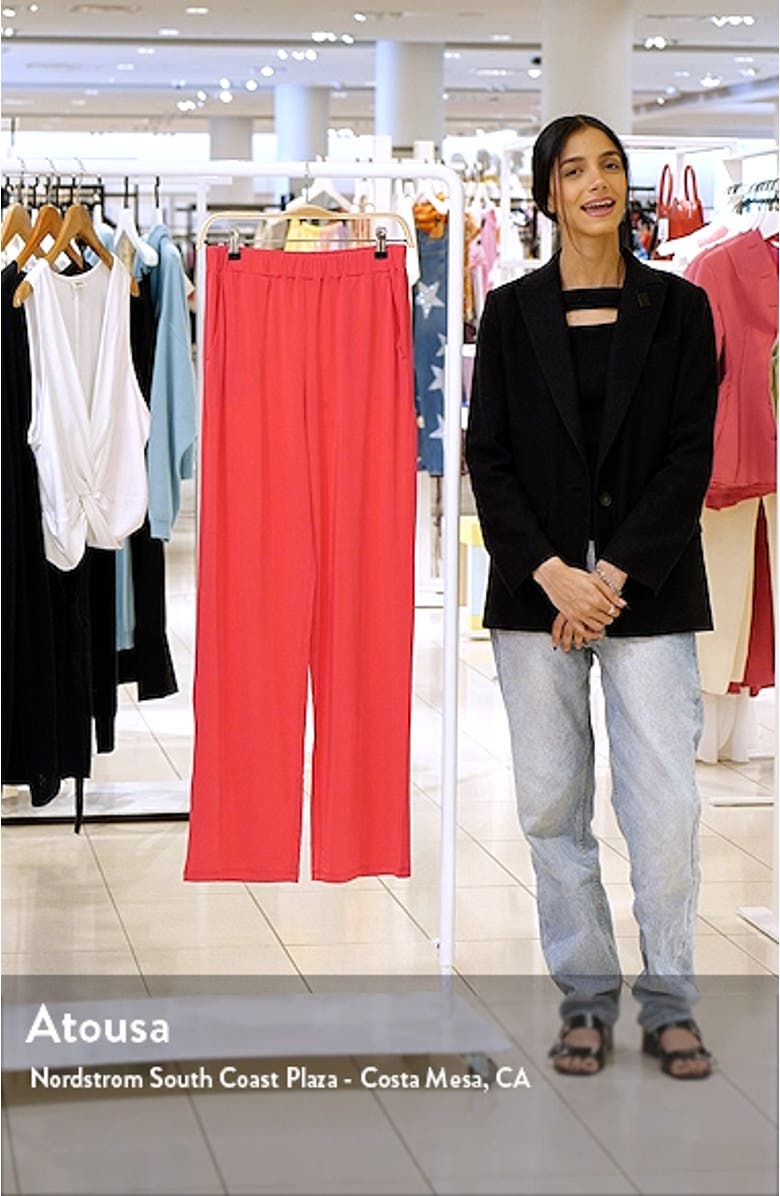 Straight Leg Jersey Trousers, sales video thumbnail