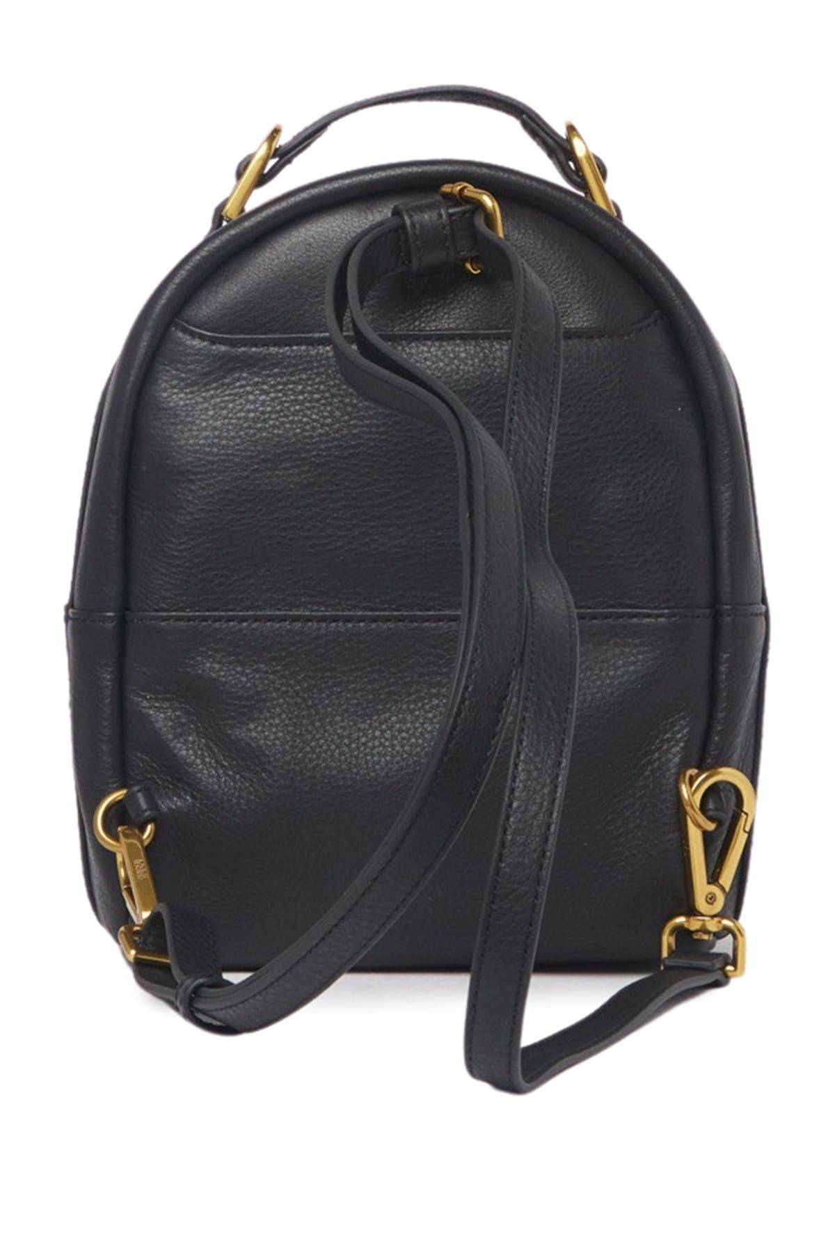 HOBO Revel Convertible Leather & Genuine Calf Hair Backpack, Alternate, color, 