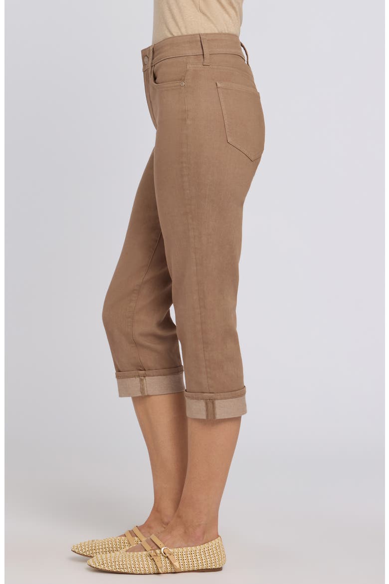 Marilyn Straight Leg Capri Jeans, Alternate, color, TOASTED COCONUT