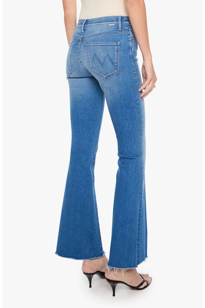 The Lil' Weekend Fray Hem Flare Leg Jeans, Alternate, color, NO PROMISES