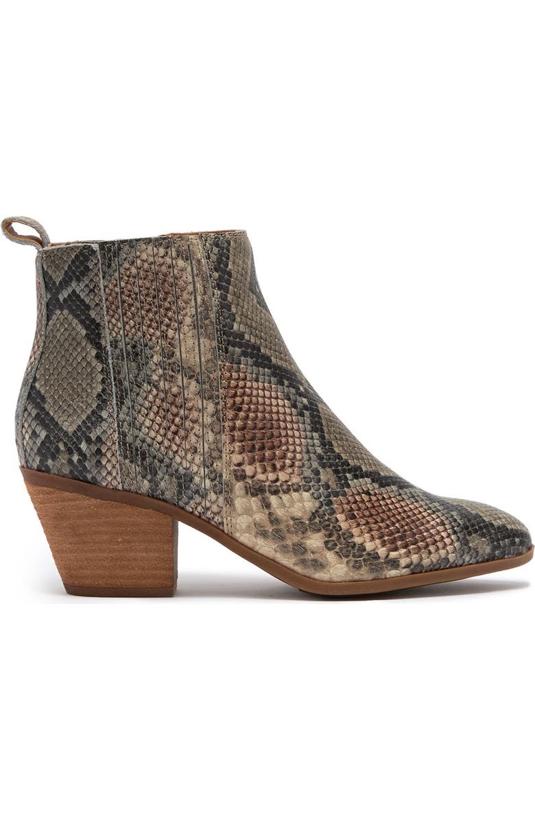 FRYE AND CO Jacy Chelsea Snake Embossed Boot, Alternate, color,