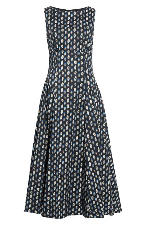 Gwen Drop Waist A-Line Midi Dress
