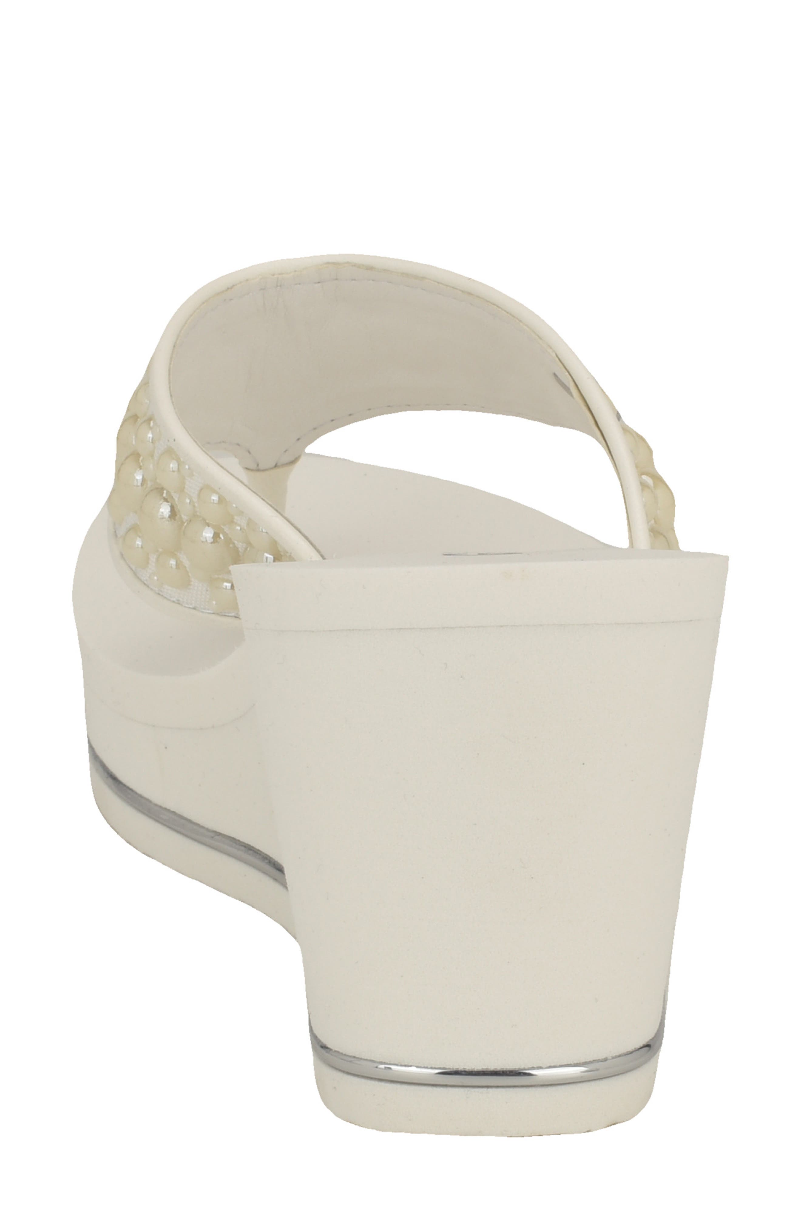 GUESS Silus Eva Platform Flip Flop, Alternate, color, White