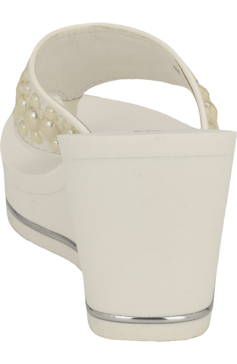 GUESS Silus Eva Platform Flip Flop, Alternate, color, White