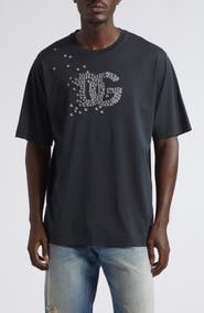 Dolce&Gabbana Logo Appliqué Cotton T-Shirt
