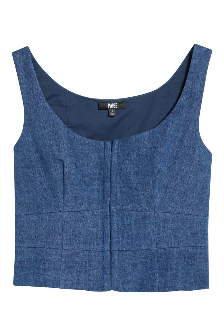 Carra Corset Top, Alternate, color, TIDEPOOL