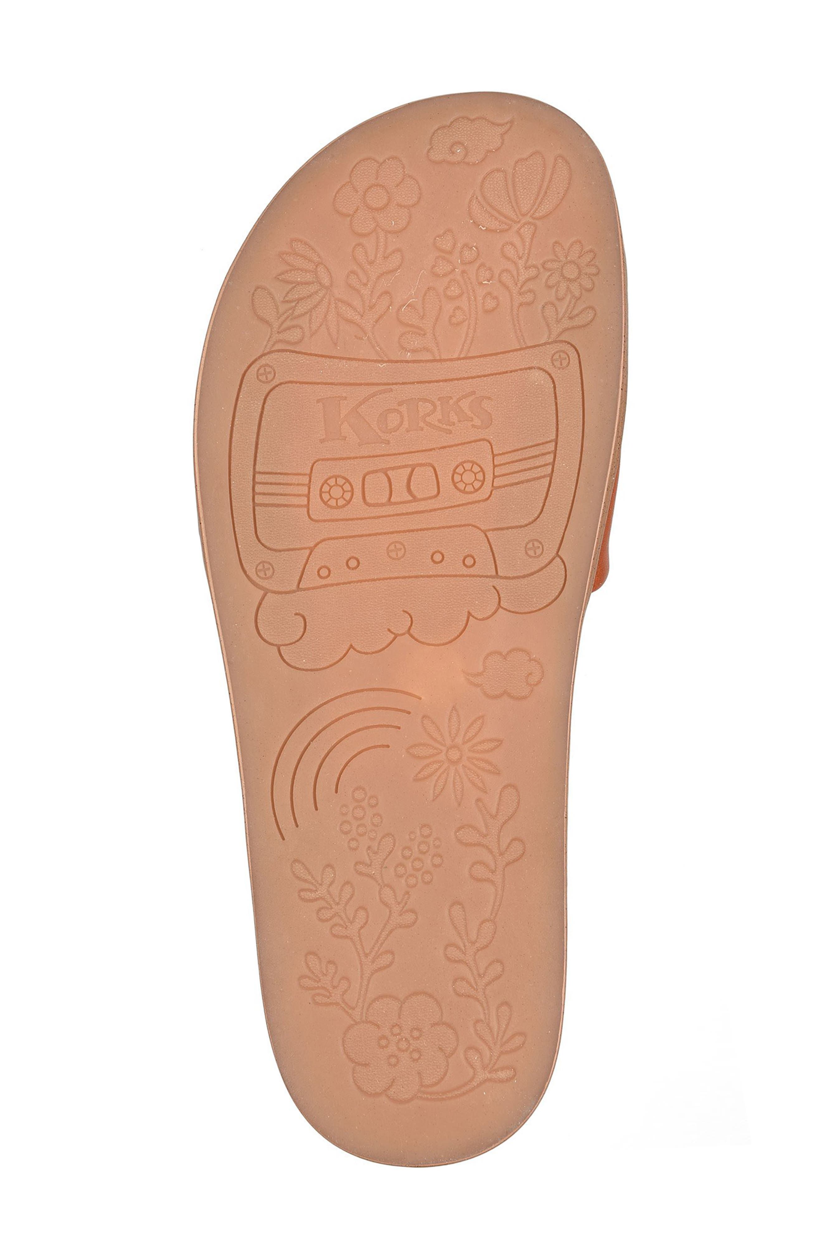 KORKS Aurora Slide Sandal, Alternate, color, Dark Tan