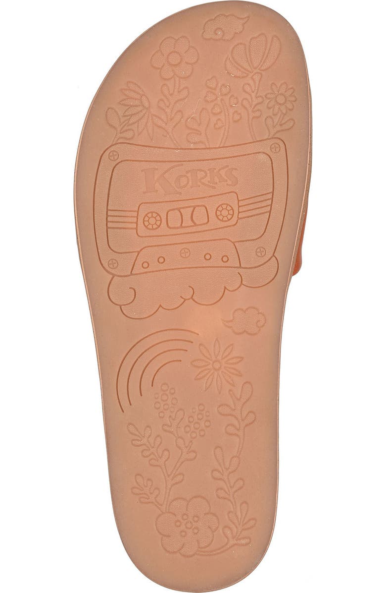 KORKS Aurora Slide Sandal, Alternate, color, Dark Tan