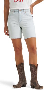 Wrangler Cowboy Cutoff Denim Longline Shorts