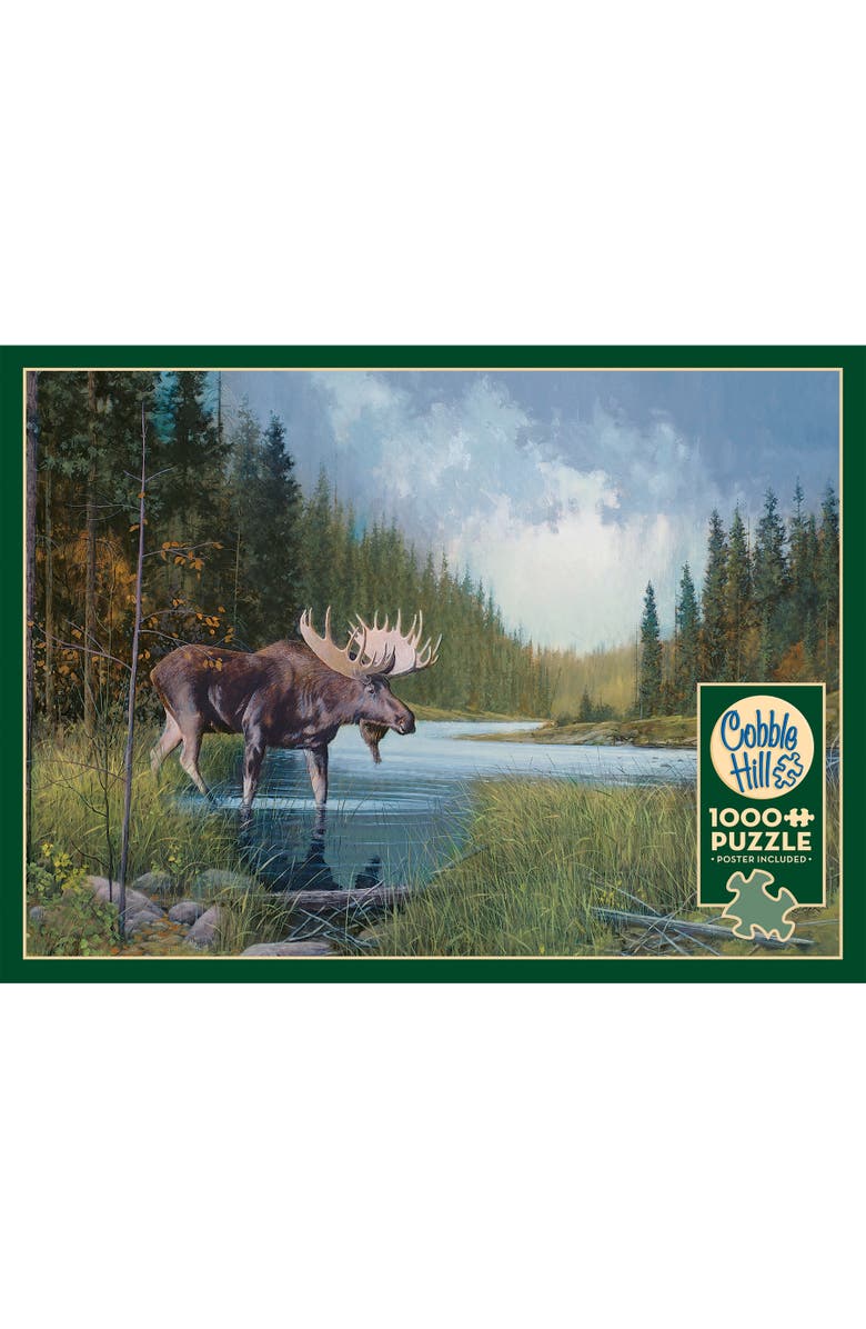 Cobble Hill Moose Lake 1000 Piece Puzzle, Alternate, color, Multicolored