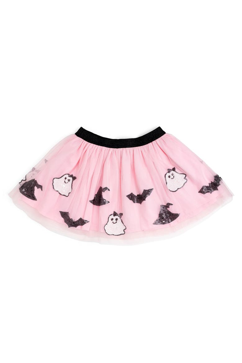 Spooky Babe Sequin Halloween Tutu, Main, color, Ballet Pink