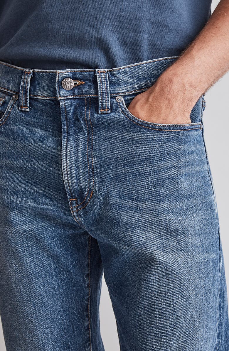 Madewell Relaxed Taper Jeans, Alternate, color, Banwell Wash