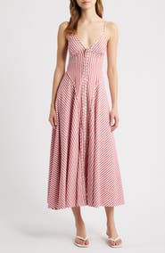 Saylor Arabella Stripe Midi Dress