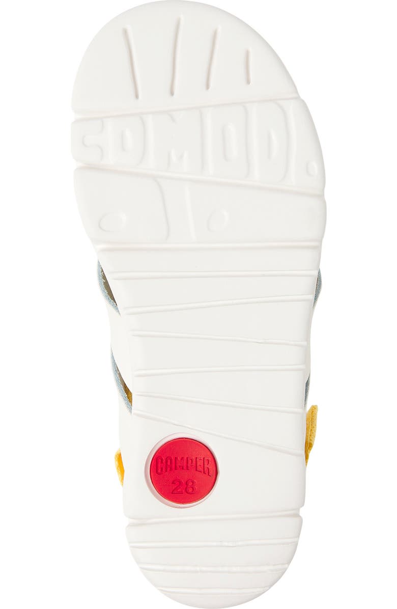 Camper Kids' Oruga Slingback Sandal, Alternate, color, White Natu