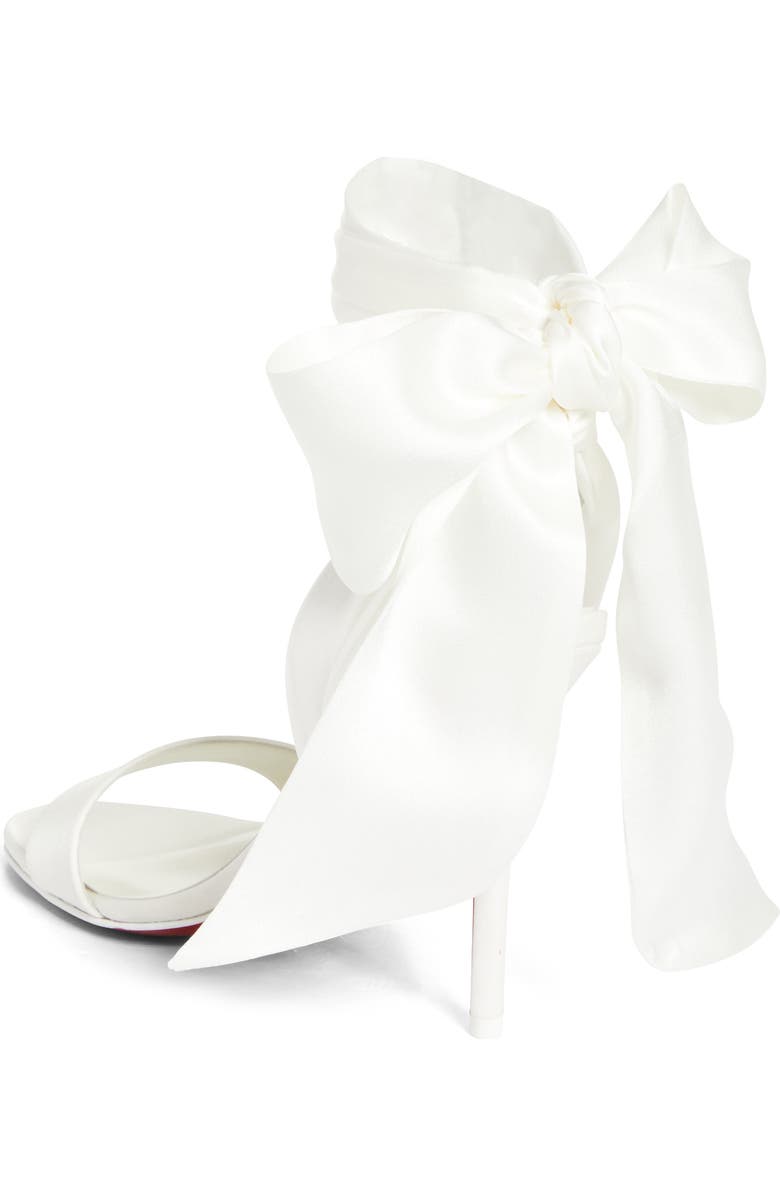 Christian Louboutin Miss Z Desert Sandal, Alternate, color, Ivory/ Snow